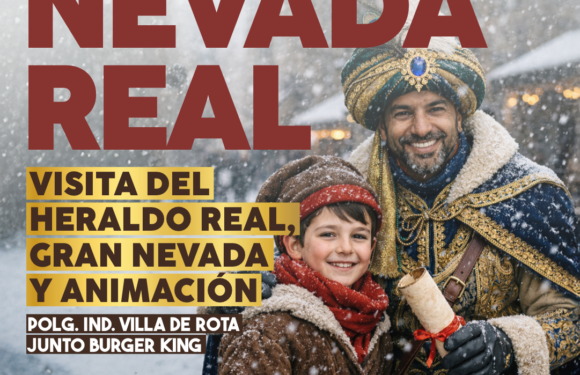 El Heraldo Real y una Nevada Mágica llegan al Parque Comercial Portalejo en Rota el Viernes 2 de enero