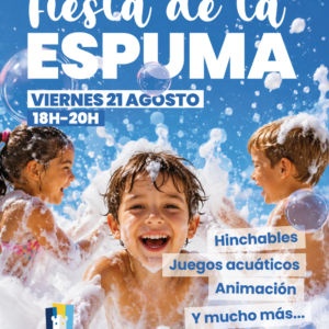 Fiesta de la Espuma en Portalejo: ¡una tarde de diversión y agua! Fiesta de la Espuma en Portalejo: ¡una tarde de diversión y agua!