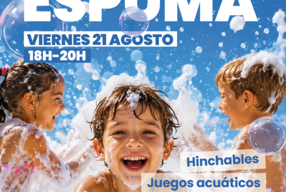 Fiesta de la Espuma en Portalejo: ¡una tarde de diversión y agua!